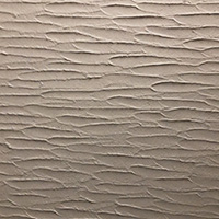 左官工事、鱗壁と呼ばれる塗り壁です。高級感があり美しい仕上がりです。